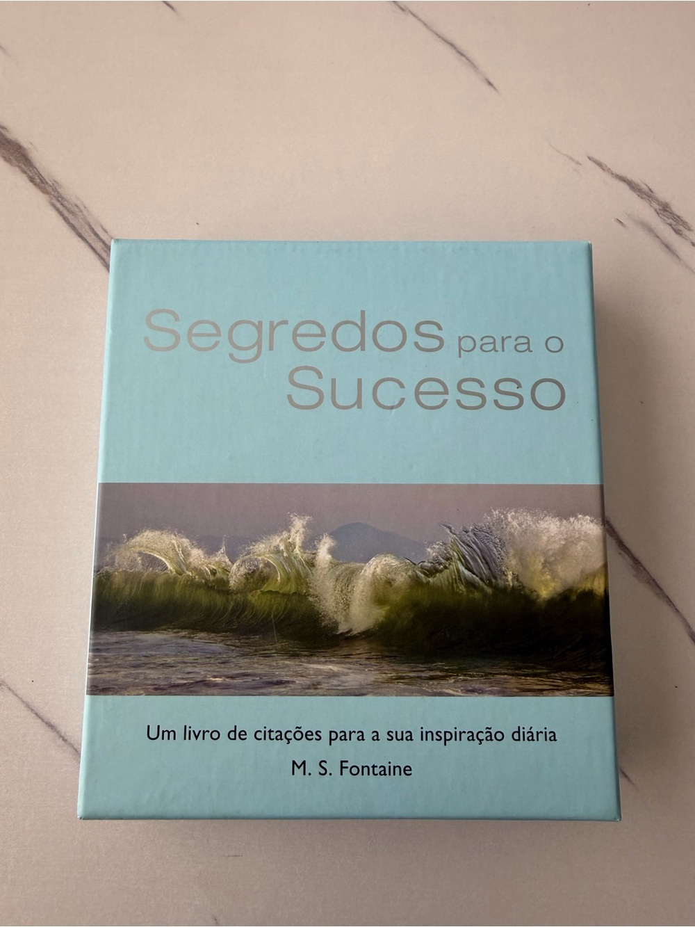 Segredos para o Sucesso - Aqua Blue Inspirational Book